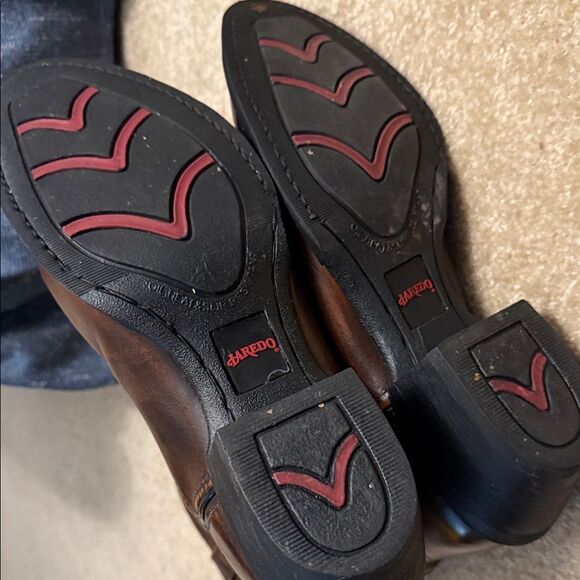 Laredo Dark Brown Leather  upper Boots sz men’s 9D - Picture 3 of 10